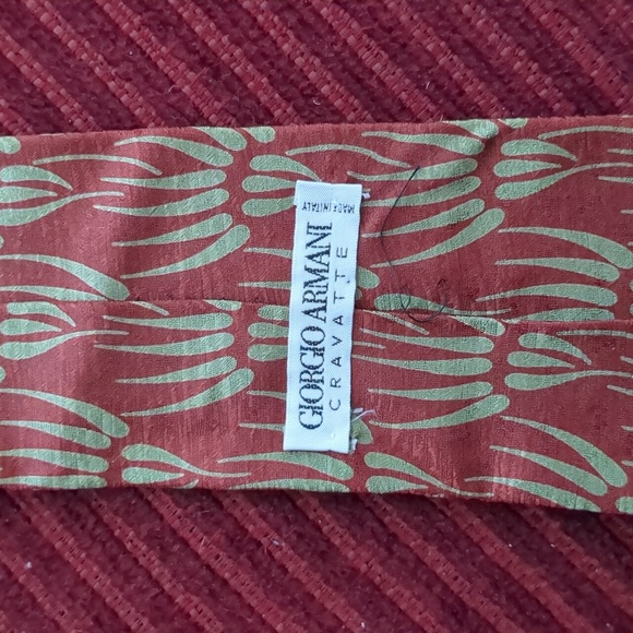 Giorgio Armani Silk Tie Cravatte - Picture 3 of 6